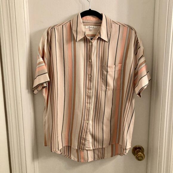 Madewell Courier Shirt in Aldwin Stripe - Size S - Picture 2 of 6